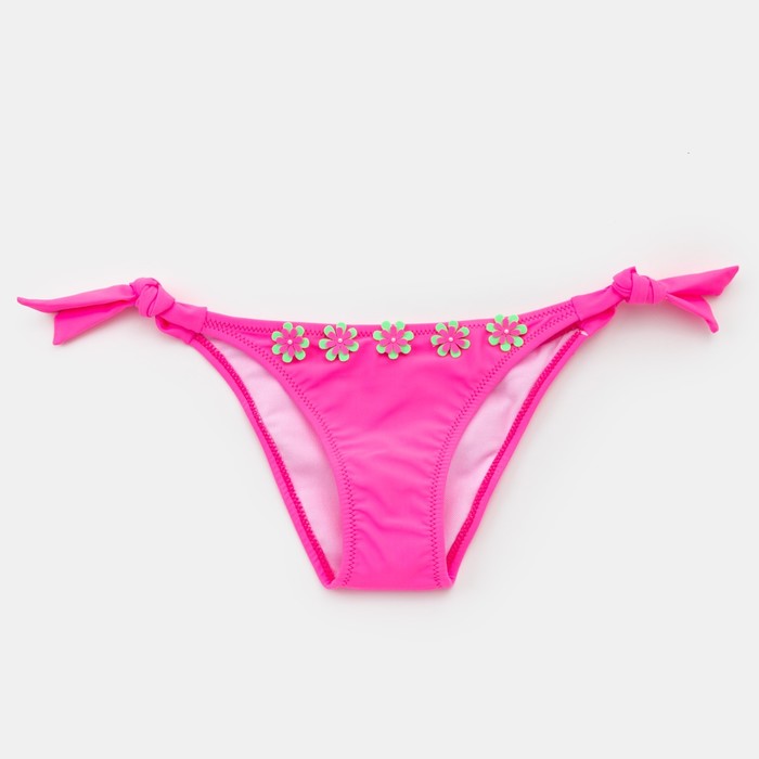 Трусы купальные для девочек с декором MINAKU "Sunny Life", рост 68-74 (1) см, цвет розовый