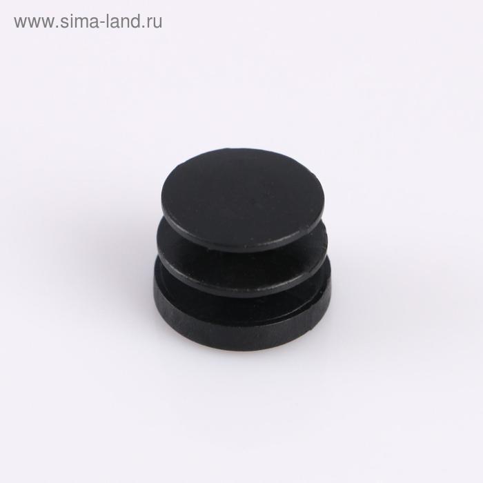 Заглушка внутренняя универсальная, d=20 мм, черная | vlarni-land