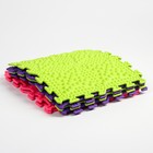 Комплект, массажный, напольный, модульный коврик-пазл ОРТОША "МИКС" 8 (6 пазлов ) в наличии - фото 107839769