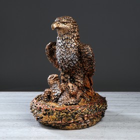 Копилка "Семья орлов", бронзовый цвет, 44 см