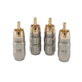 Разъем RCA Aura RCA-P619, 6 мм вход, набор 4 шт 4969503
