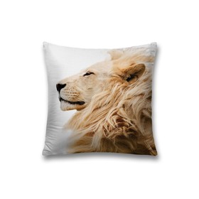 Наволочка декоративная «Гордый лев», размер 45 х 45 см, вшитая молния