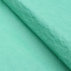Бумага для упаковки, жатая, перламутровая, эколюкс, бирюзовая, однотонная, двусторонняя, рулон 1 шт., 0,7 x 5 м 4971991