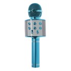 Микрофон для караоке Belsis MA3001BE, Bluetooth, FM, microSD, синий - фото 7648595