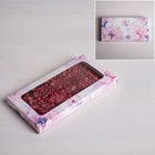 Коробка для шоколада Sweet, с окном, 17,3 × 8,8 × 1,5 см Коробка для шоколада Sweet, с окном, 17,3 × 8,8 × 1,5 см