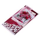 Конверт для денег "С Днём Рождения!" ручная работа, ваза с цветами 4972602