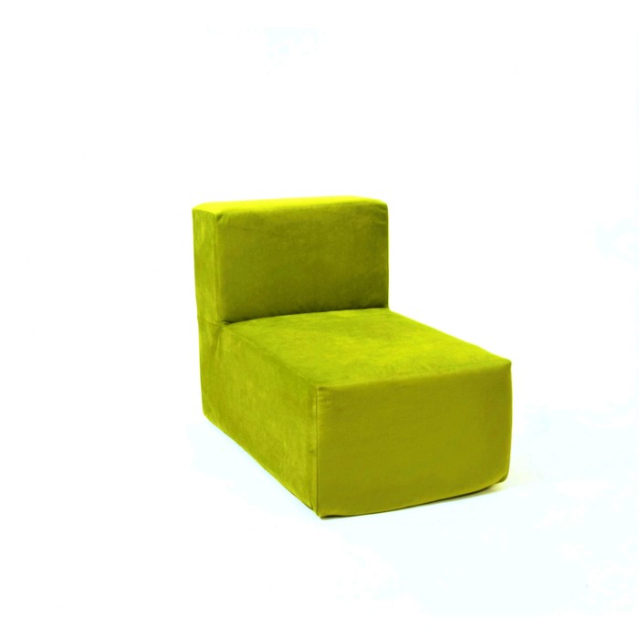 Кресло-модуль «Тетрис», размер 50 х 80 см, цвет серый, велюр - фото 127168170