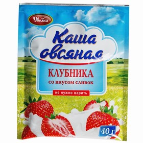 Каша б/п УВЕЛКА овсяная клубника со сливками 40г 8008647