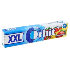 Жевательная резинка Orbit XXL клубника-банан, 20,4 г