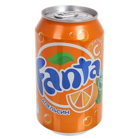 Вода газированная  FANTA  Апельсин 0,33л ж/б/Россия 8025428