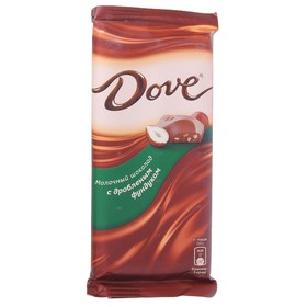 Шоколад молочный Dove с фундуком, 90 г 8042610