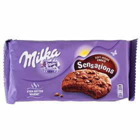 Печенье Milka Sensation шоколадное, 156 г 8061657