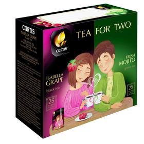 Чай ассорти Curtis Tea for two 92,5г*25пак/сашет/Чай для двоих/пакет 8020265