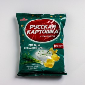 Чипсы Русская Картошка 50г/Сметана и лук 8011833