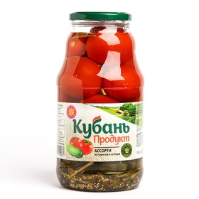 Ассорти маринованное КУБАНЬ ПРОДУКТ ст.б. 1800гр*6 8067095