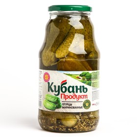 Огурцы маринованные КУБАНЬ ПРОДУКТ ст.б.1800гр*6 8067096