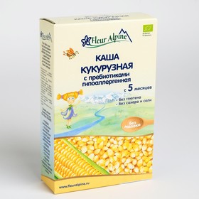 Каша Fleur Alpine безмолочная кукурузная с пребиотиками 175г 8083922