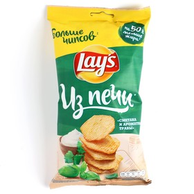 Чипсы Lay's 120г/Из печи/Сметана и зелень 8122076