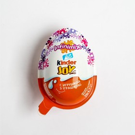 Шоколадное яйцо KINDER JOY, для девочек, 20 г