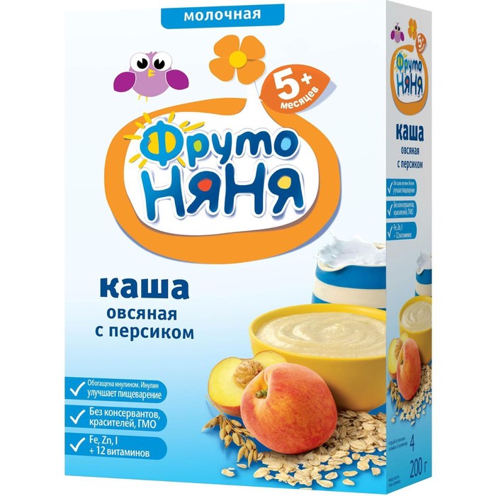 Фрутоняня каша 250г гречкаяблоко