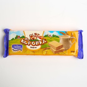 Вафли "Коровка" со вкусом топлёного молока, 300 г 8029180