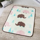 Mat baby developmental Elephant, 90x120 cm Mat baby developmental Elephant, 90x120 cm