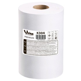 Полотенца бумажные Veiro Professional Premium в рулонах К304, белые, 150 м