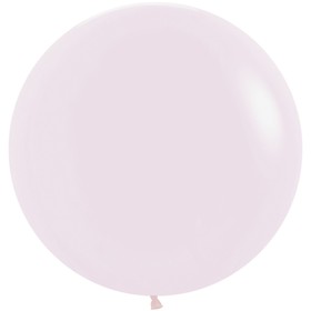 Шар латексный 24", макарунс, пастель, набор 3 шт., цвет нежно-розовый