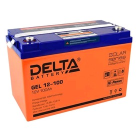 Аккумуляторная батарея Delta GEL 12-100, 12 В, 100 А/ч