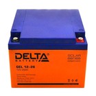 Аккумуляторная батарея Delta GEL 12-26, 12 В, 26 А/ч 5011028 - фото 11945