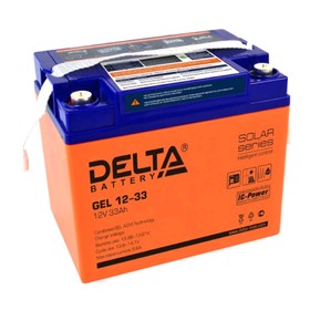 Аккумуляторная батарея Delta GEL 12-33, 12 В, 33 А/ч 5011029