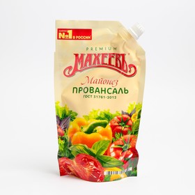 Майонез МАХЕЕВЪ Провансаль 50,5% 380г д/п 8012335