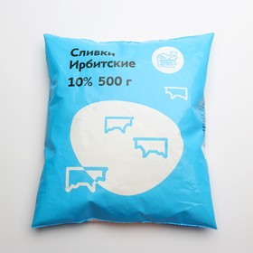 Сливки ИРБИТСКИЕ 10% 500г пленка 8014074