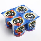 Йогурт FRUTTIS Сливочное лакомство вишня/черника 5% 115г 8017680 - фото 42848