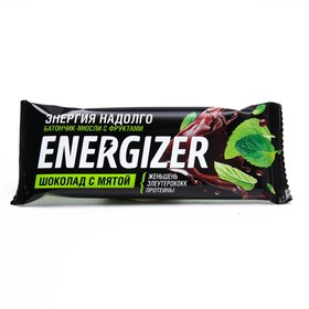 Батончик-мюсли ENERGIZER Шоколад с мятой 40г 8049602