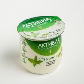 Биойогурт ACTIVIA зеленый чай/мята 3,3% 170г ст 8121547