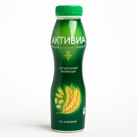 Биойогурт ACTIVIA питьевой злаки 2,2% 260г бут 8123922