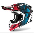 Шлем кроссовый AVIATOR ACE, глянец, синий, красный, XL 5008294 - фото 93585