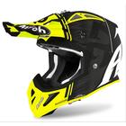 Шлем кроссовый AVIATOR ACE, матовый, чёрный, жёлтый, L 5008298 - фото 93597