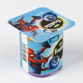 Продукт FRUTTIS йогуртный Детский MARVEL малина/черника 2,5% 110г 8017699