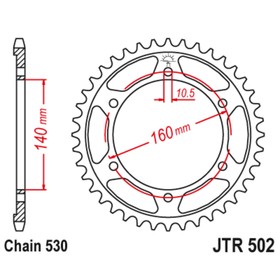 Звезда ведомая, JT 502.48, 48 зубьев 5008317