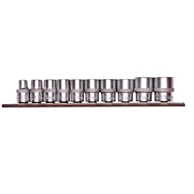 Набор торцевых головок STELS 13601, 3/8", шестигранные, CrV, 8-19 мм, 10 шт. 5014368