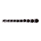 Набор торцевых головок STELS 13603, 1/2", шестигранные, удлиненные, CrV, 10-22 мм, 10 шт. 5014370 Набор торцевых головок STELS 13603, 1/2", шестигранные, удлиненные, CrV, 10-22 мм, 10 шт. 5014370