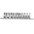 Набор торцевых головок STELS 13606, 1/4", двенадцатигранные, CrV, 4-13 мм, 10 шт. 5014373 - фото 93676
