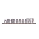 Набор торцевых головок STELS 13607, 3/8", двенадцатигранные, CrV, 8-19 мм, 10 шт. 5014374 - фото 93680