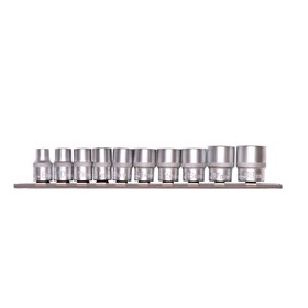 Набор торцевых головок STELS 13607, 3/8", двенадцатигранные, CrV, 8-19 мм, 10 шт. 5014374