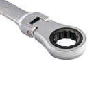 Ключ комбинированный трещоточный MATRIX 14900, CrV, шарнирный, зеркальный хром, 32 мм 5014413