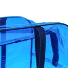 Сумка в роддом 30х50х25, цветной ПВХ, цвет синий в наличии - фото 107345511