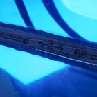 Сумка в роддом 30х50х25, цветной ПВХ, цвет синий в наличии - фото 107345512