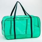 Сумка в роддом 30х50х25, цветной ПВХ, цвет зеленый МИКС - фото 107897589